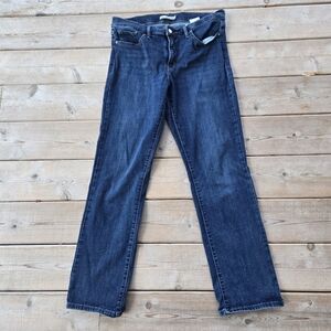 Levi's Dark Blue Shaping Straight Leg Women's Jeans Size 32